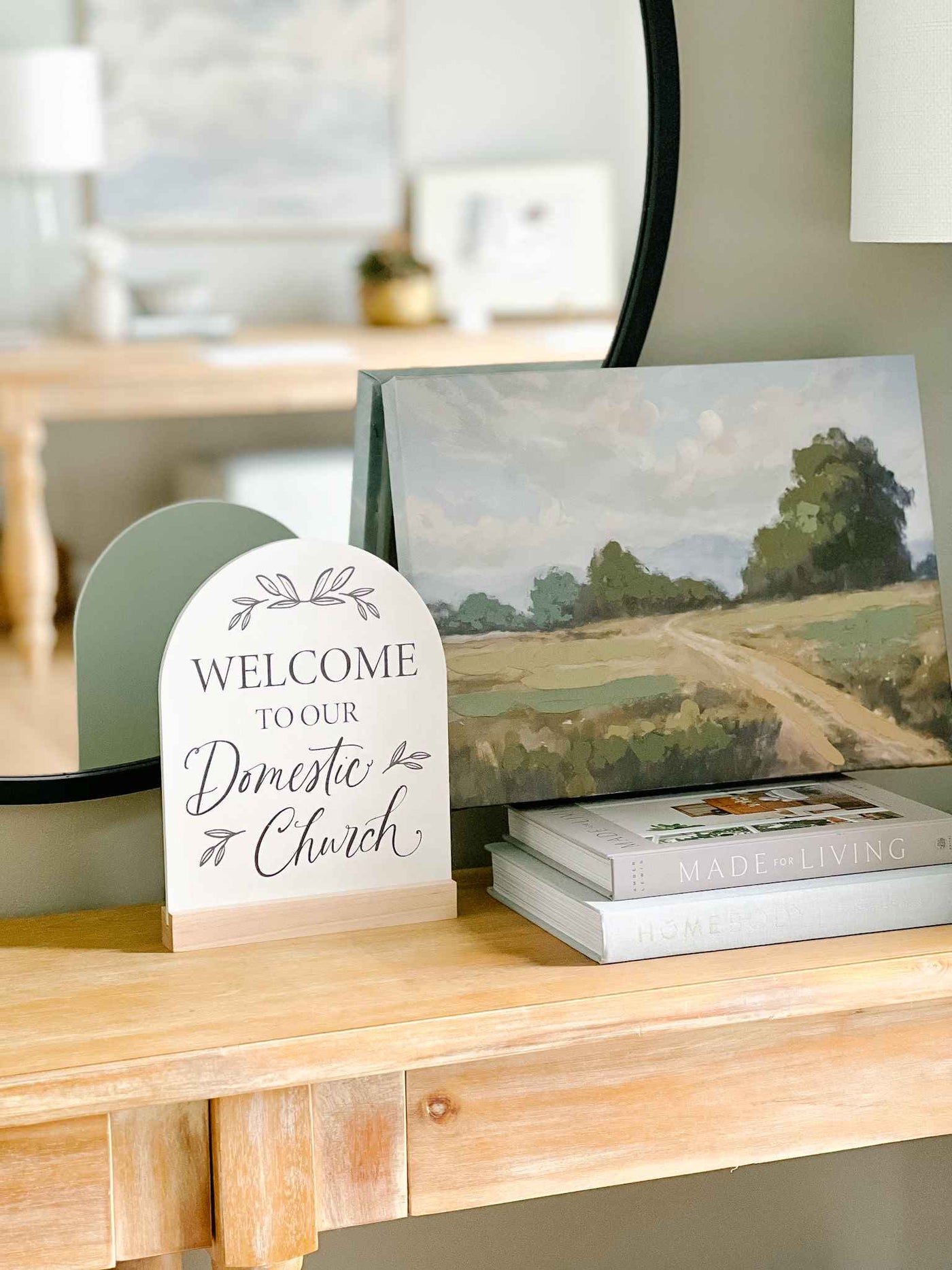 Domestic Church - Arch Sign