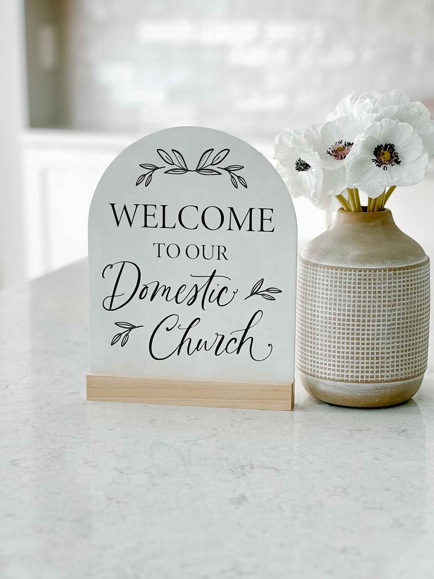 Domestic Church - Arch Sign