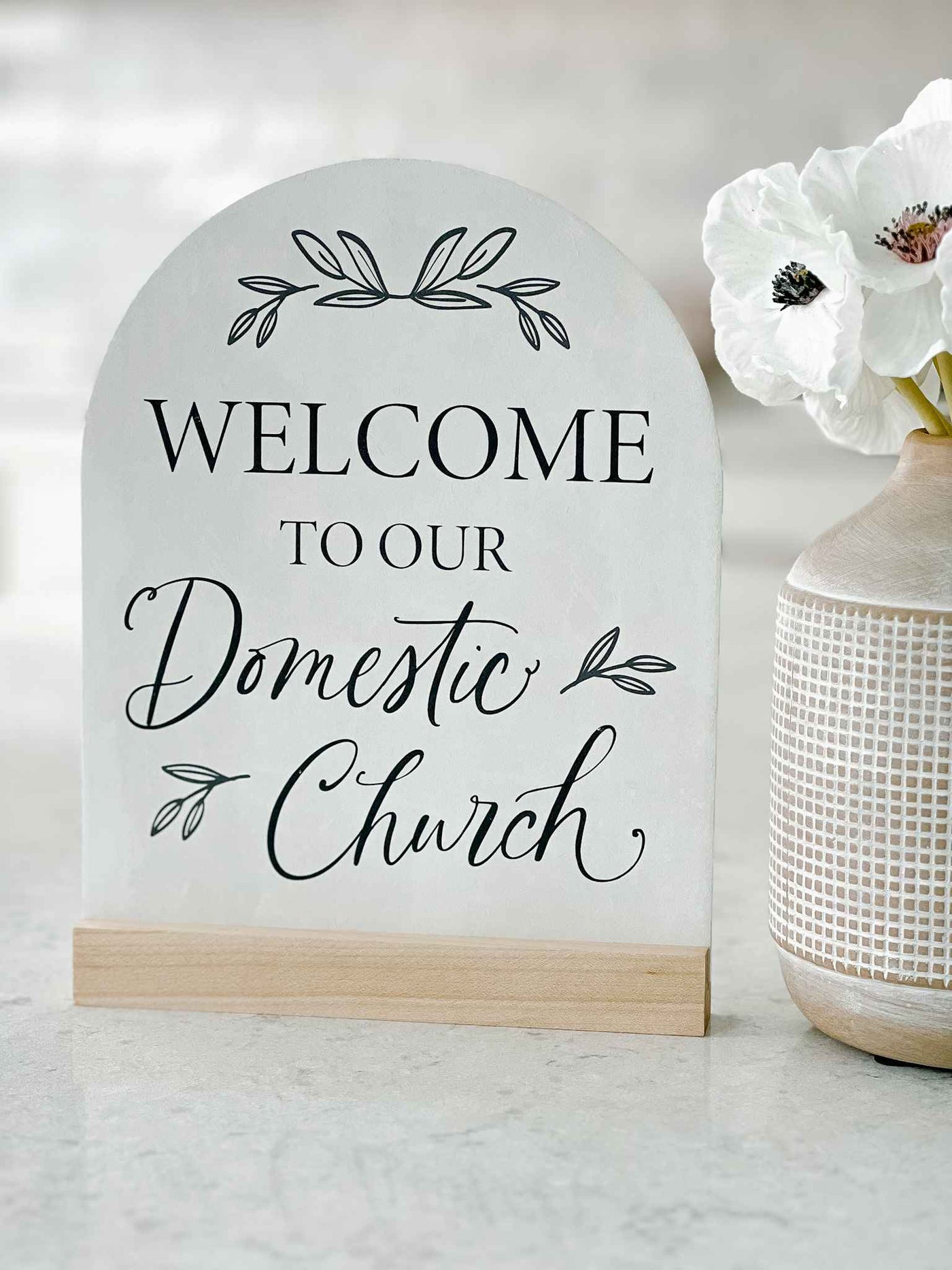 Domestic Church - Arch Sign