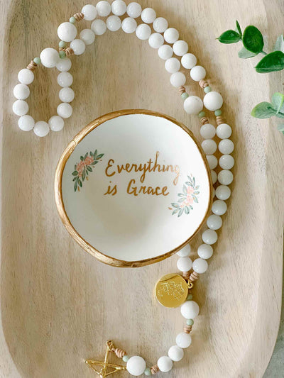 Everything is Grace Rosary Dish