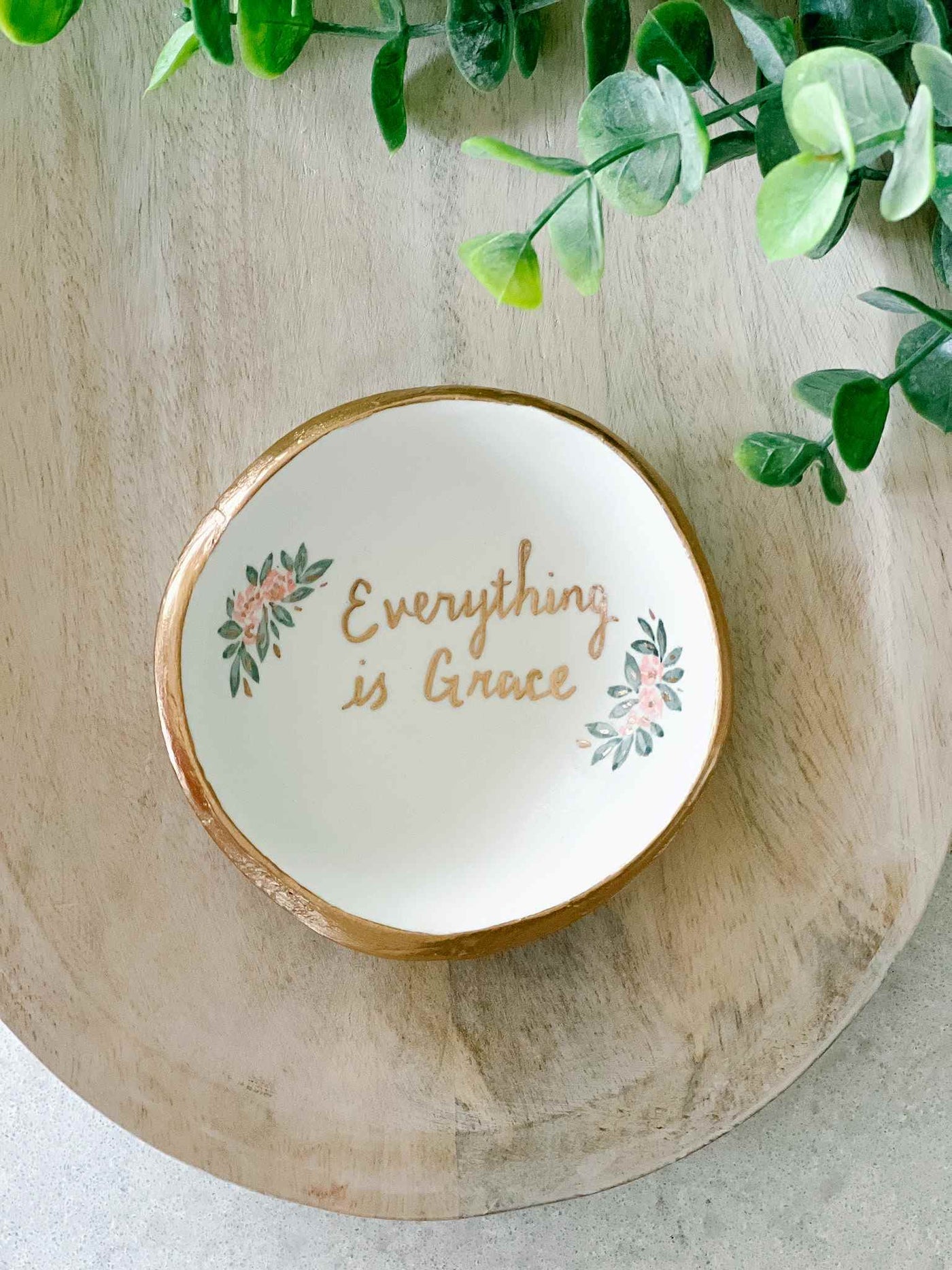 Everything is Grace Rosary Dish