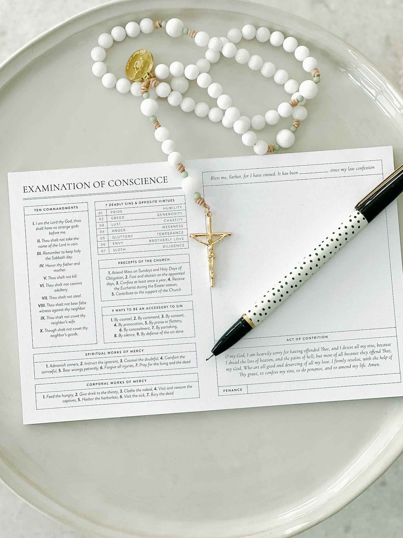 Examination Of Conscience Examination Of Conscience