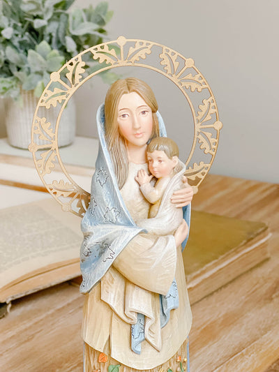 Fall Madonna Statue