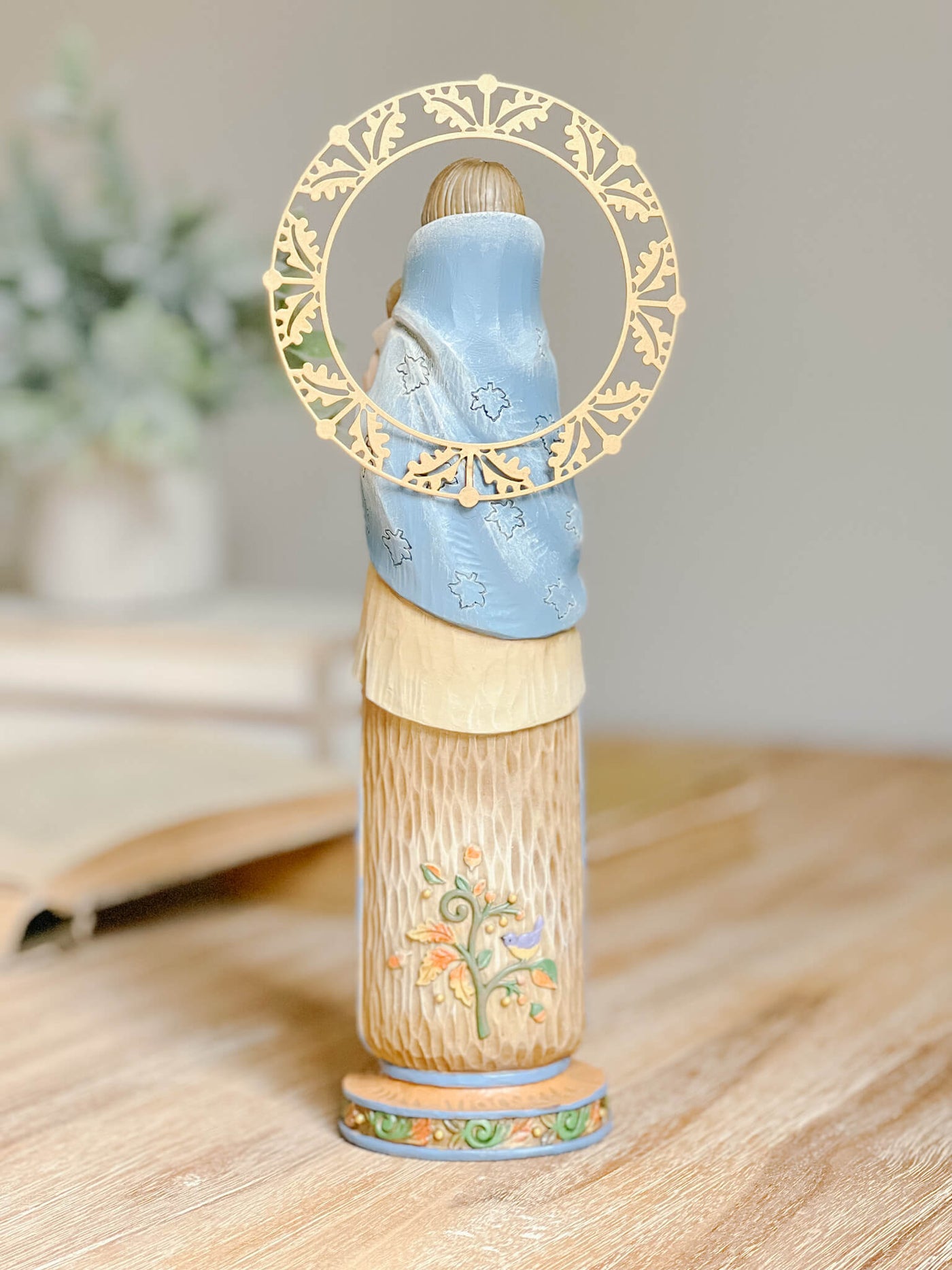 Fall Madonna Statue