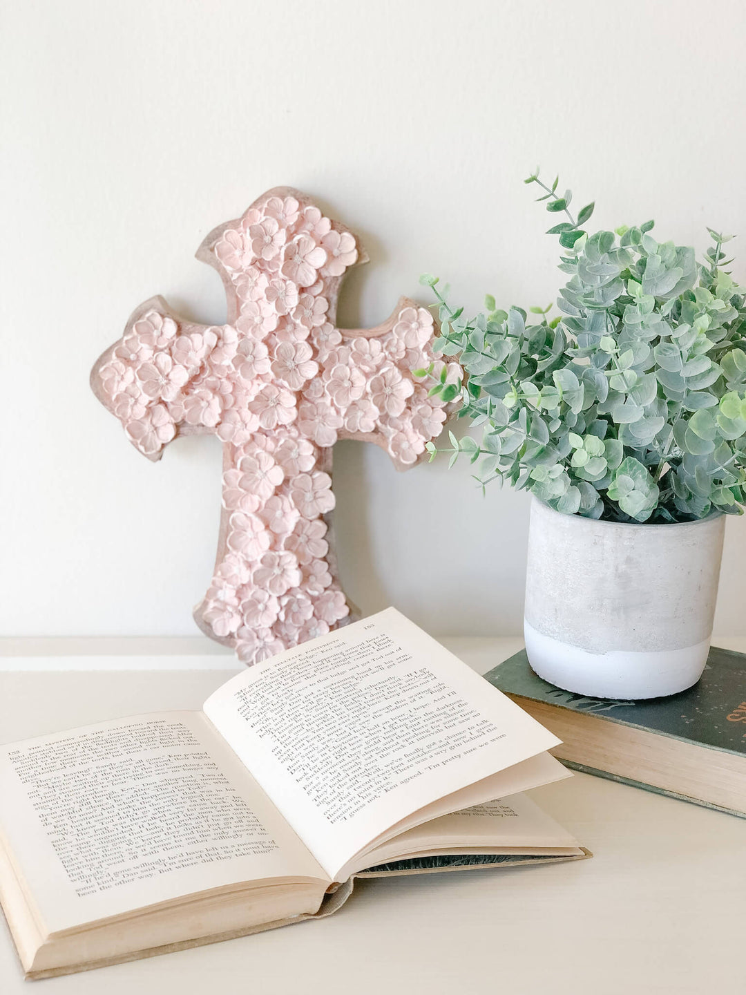 Floral Cross | Catholic Home Decor | House of Joppa