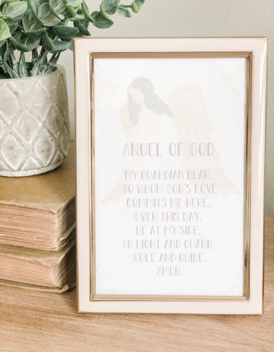 Guardian Angel Prayer - Printable