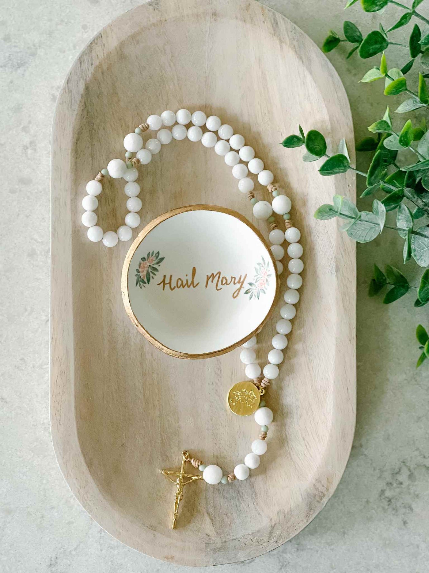 Hail Mary Rosary Dish