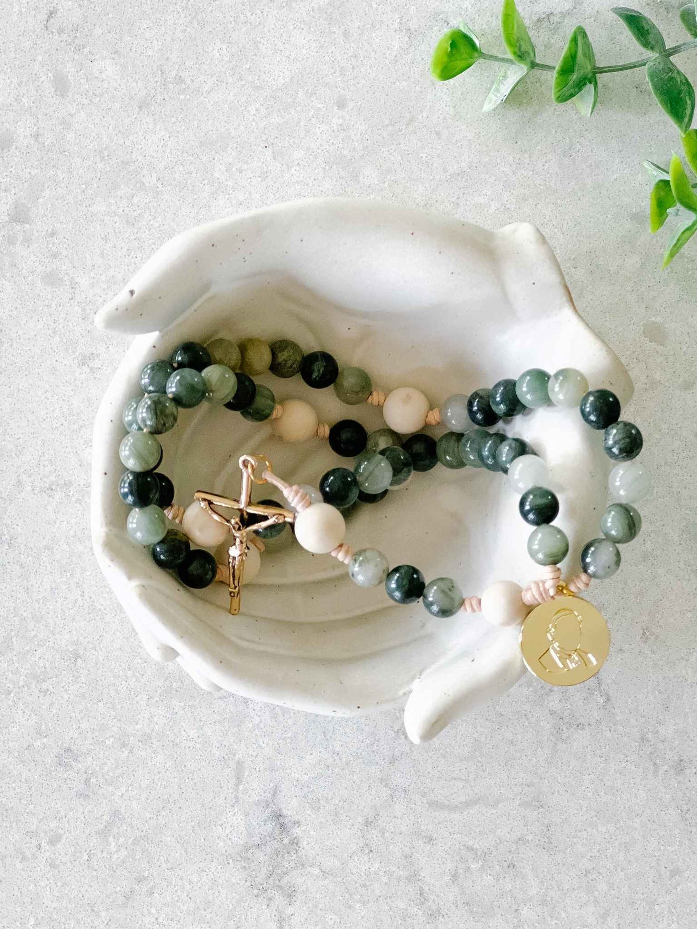 Hands Rosary Dish