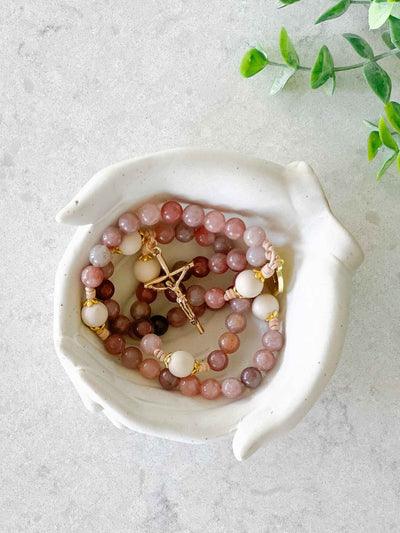 Hands Rosary Dish