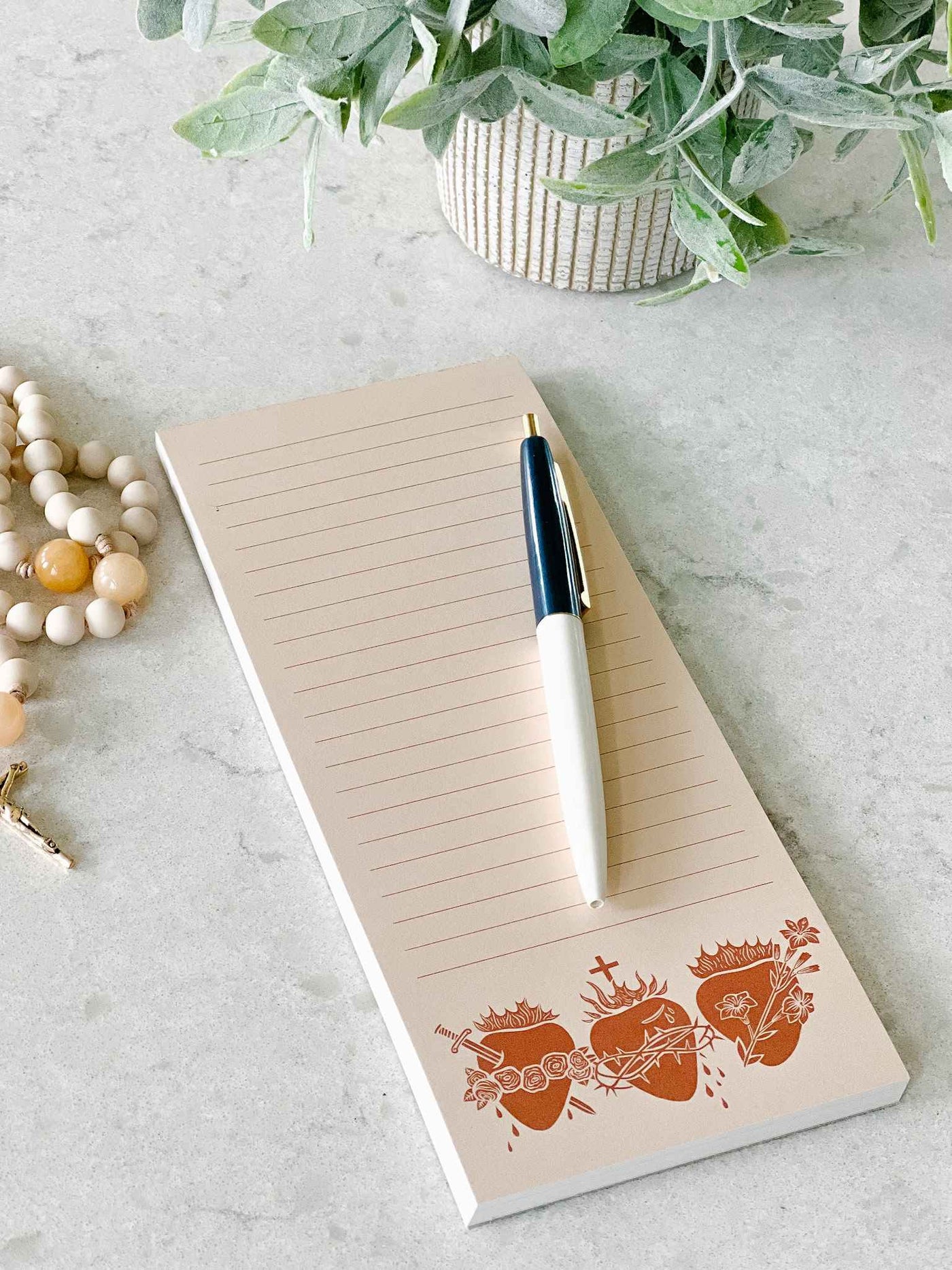 Holy Family Hearts Notepad