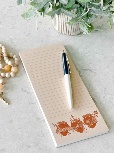 Holy Family Hearts Notepad