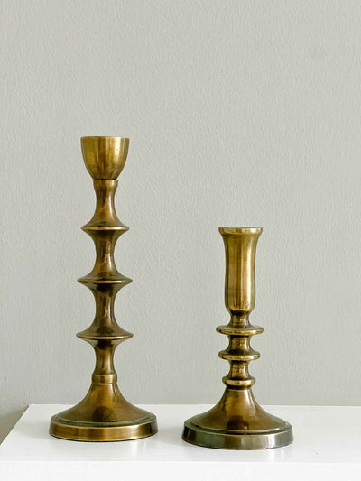 Home Altar Taper Candle Holders - Set of Two