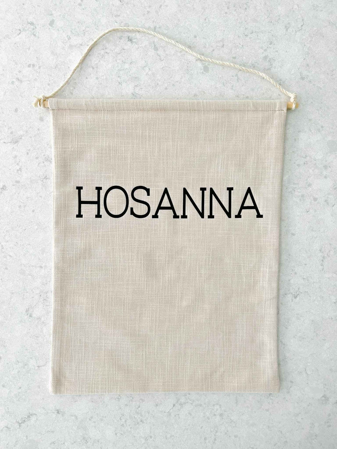 Hosanna + Alleluia Reversible Rectangle Banner