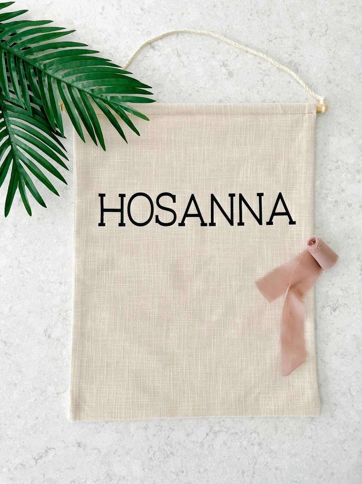 Hosanna + Alleluia Reversible Rectangle Banner