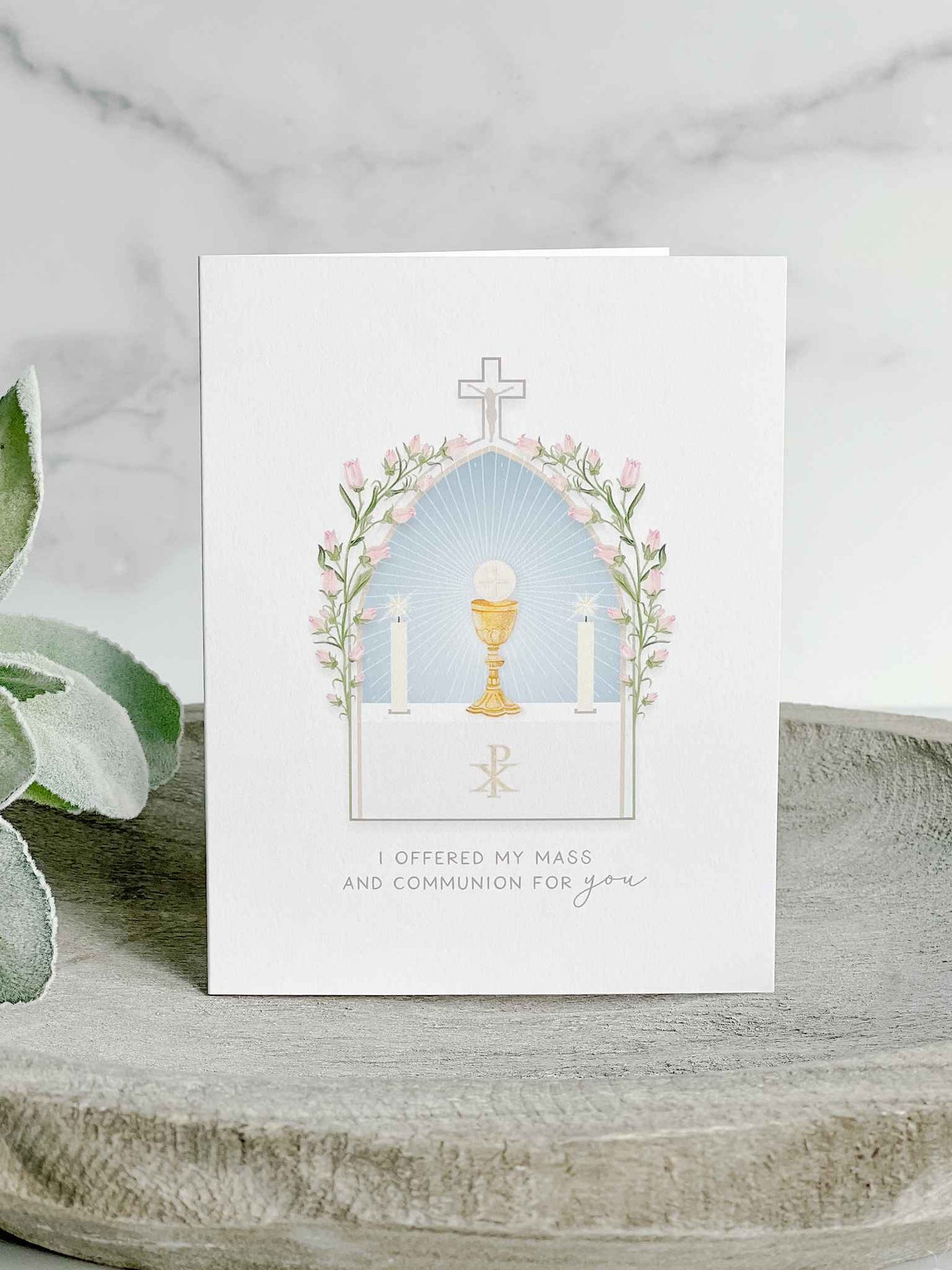 I Prayed For You at Mass Card - Set of 4