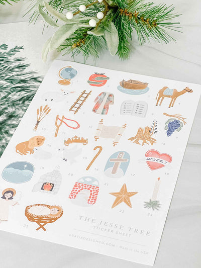 Jesse Tree Sticker Kit