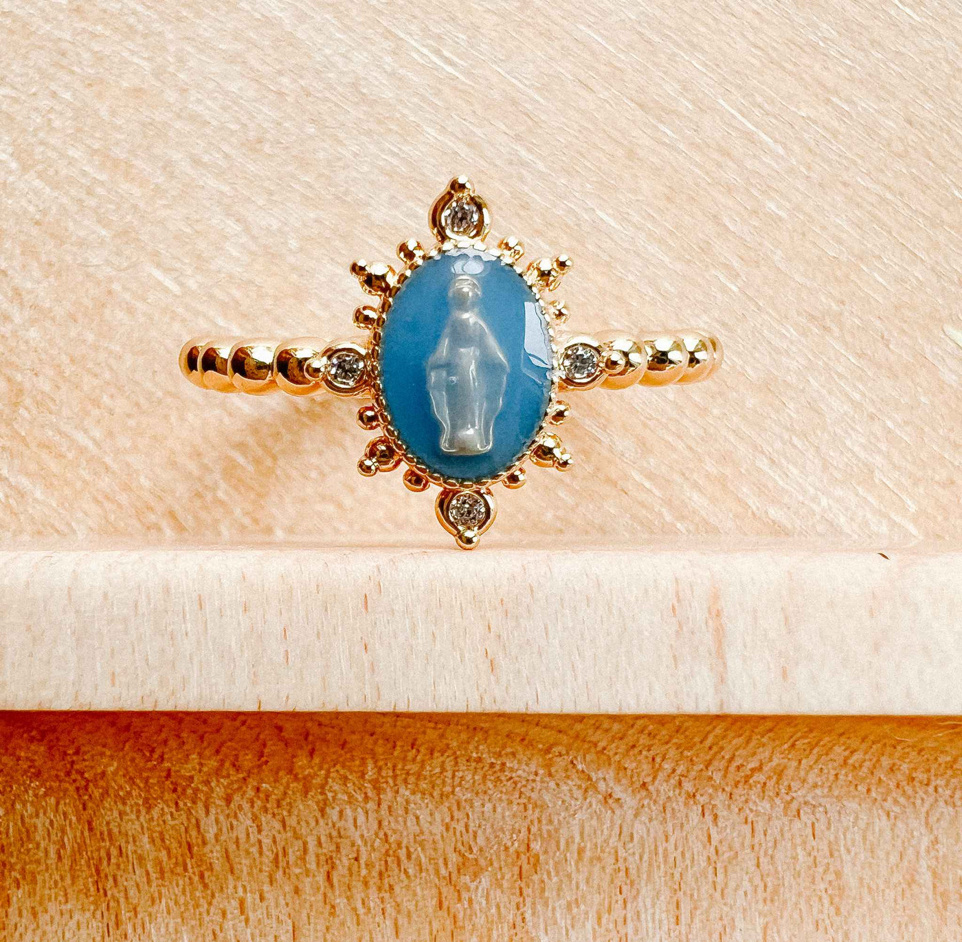 Lady Lourdes Ring- French Blue