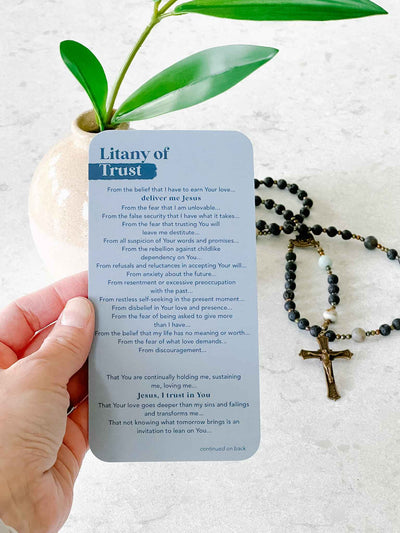 Litany of Trust - Prayer Card