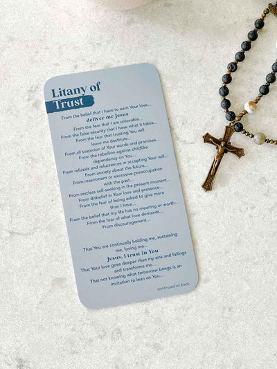 Litany of Trust - Prayer Card