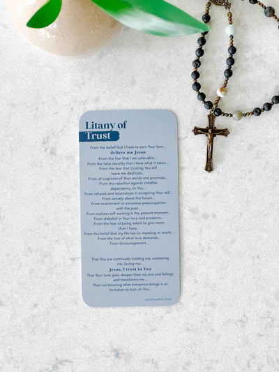 Litany of Trust - Prayer Card