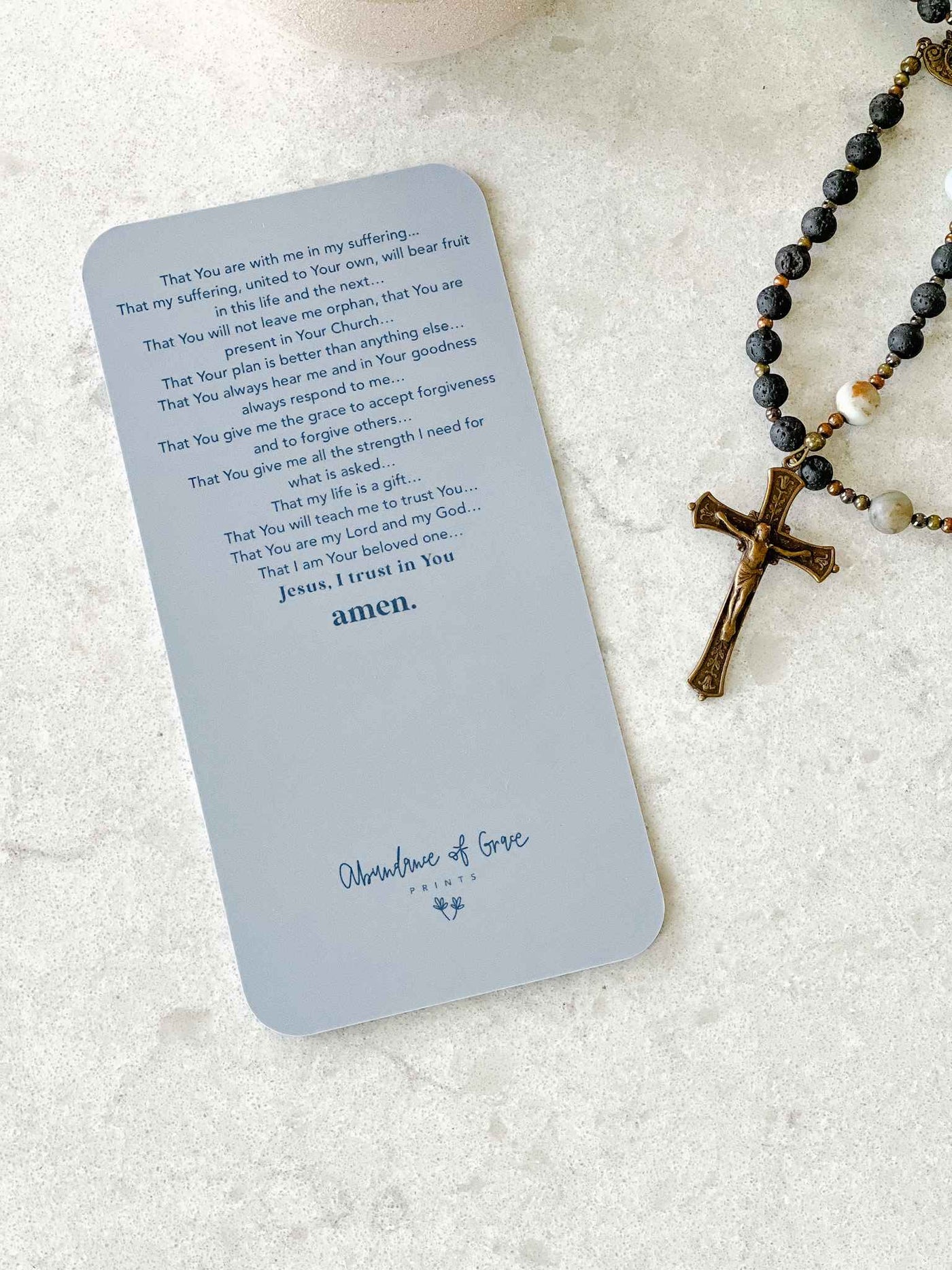 Litany of Trust - Prayer Card