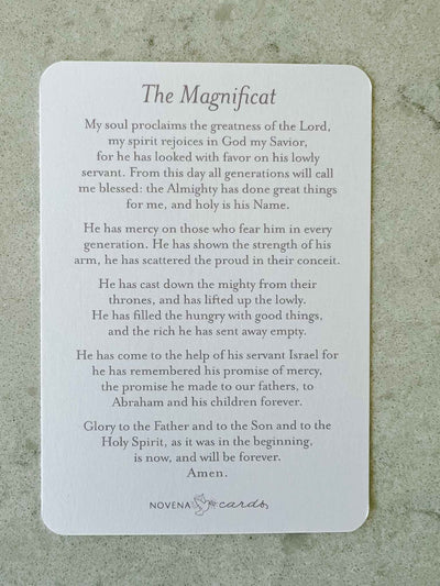 Magnificat Prayer Card