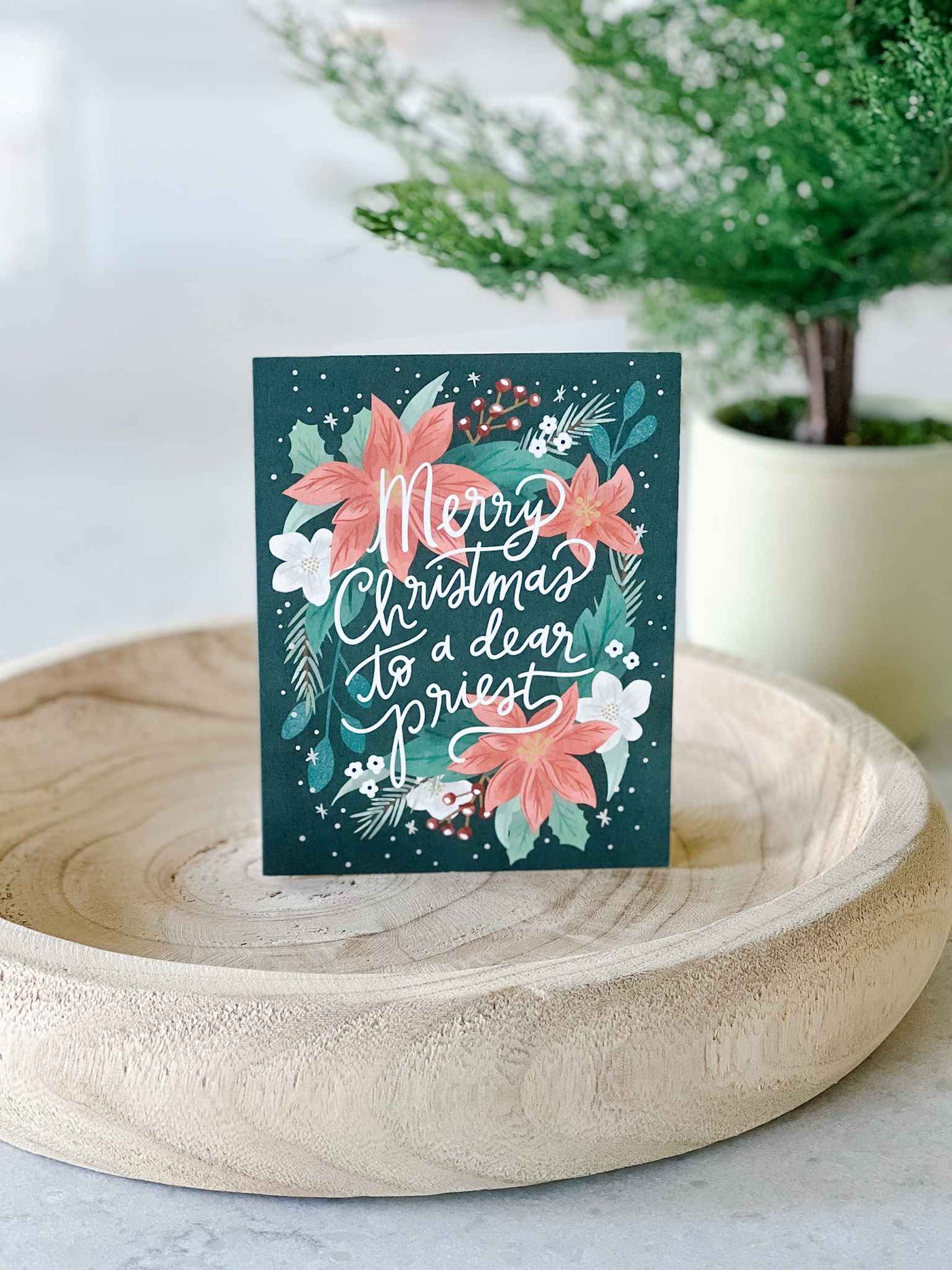 Merry Christmas Priest Card -Set of 6