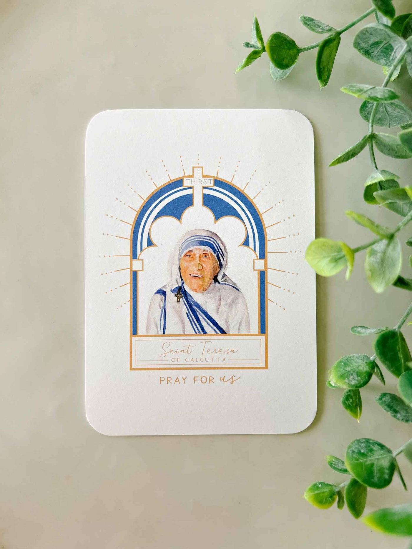 Saint Teresa of Calcutta - Prayer Card