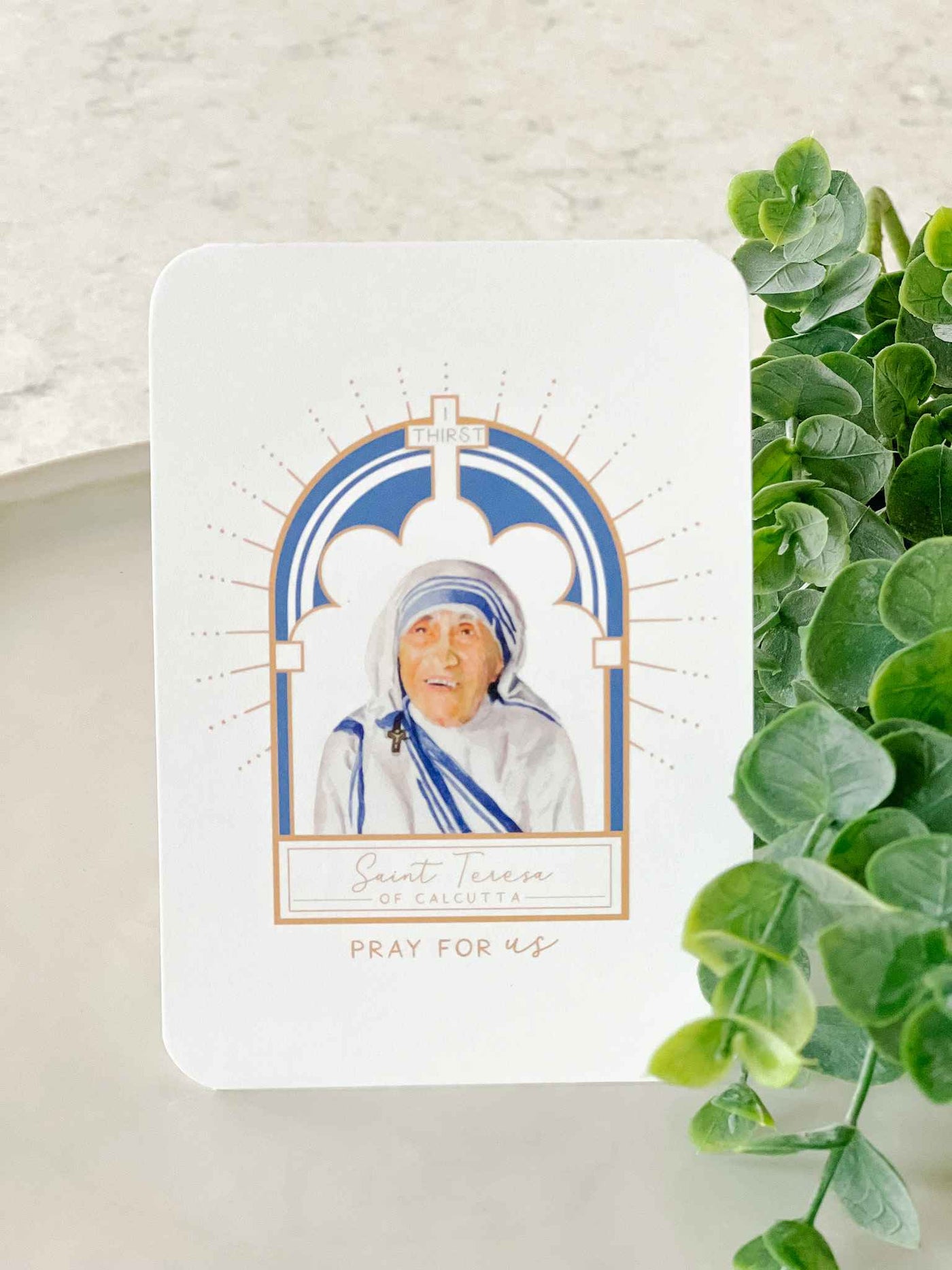 Saint Teresa of Calcutta - Prayer Card