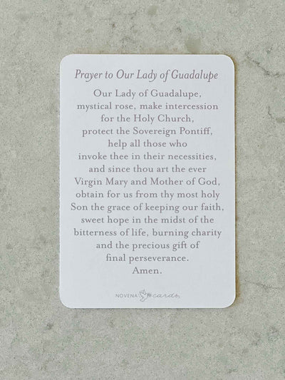 Our Lady of Guadalupe - Prayer Card