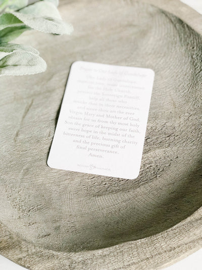 Our Lady of Guadalupe - Prayer Card