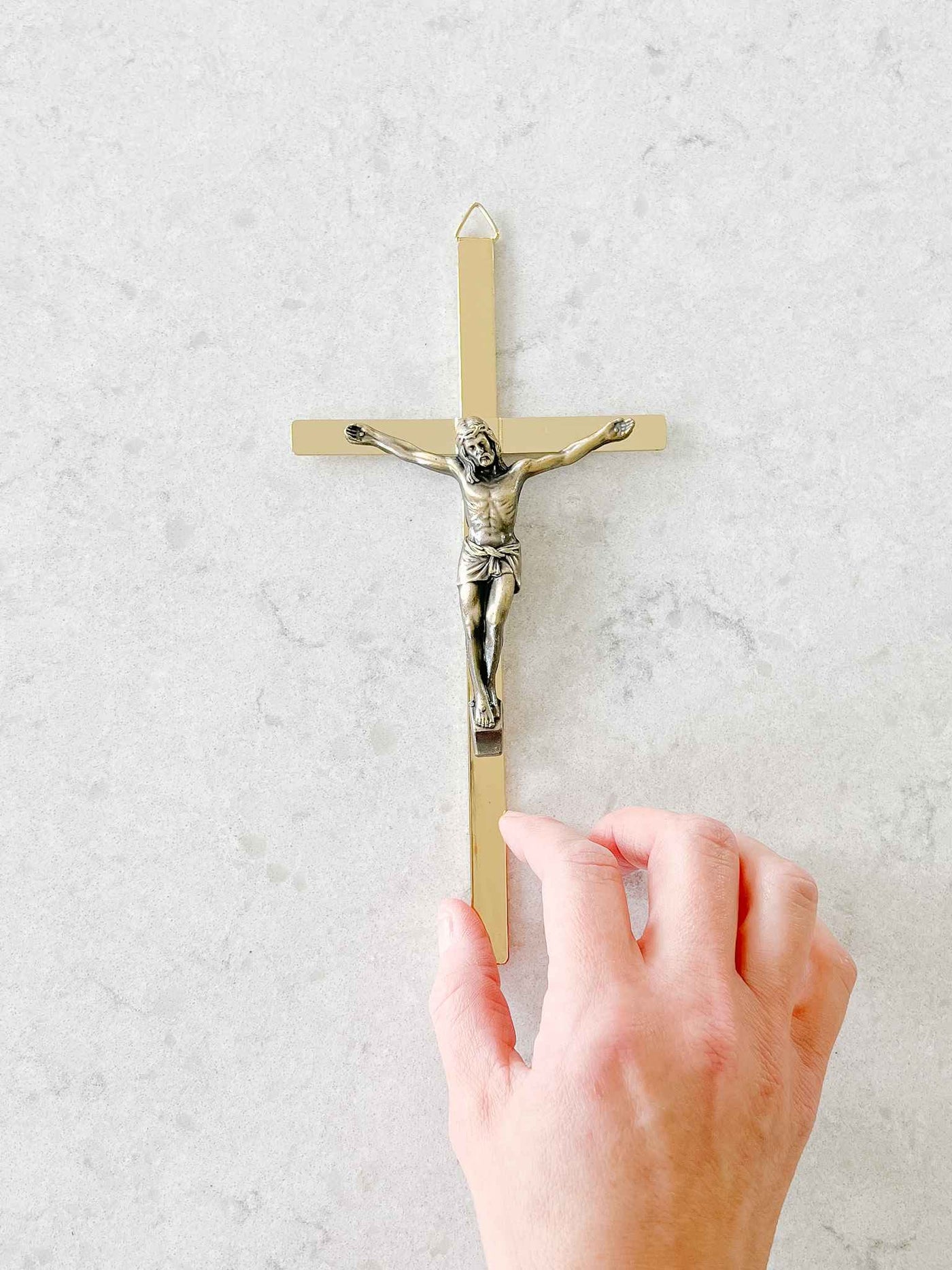 Petite Metal Crucifix