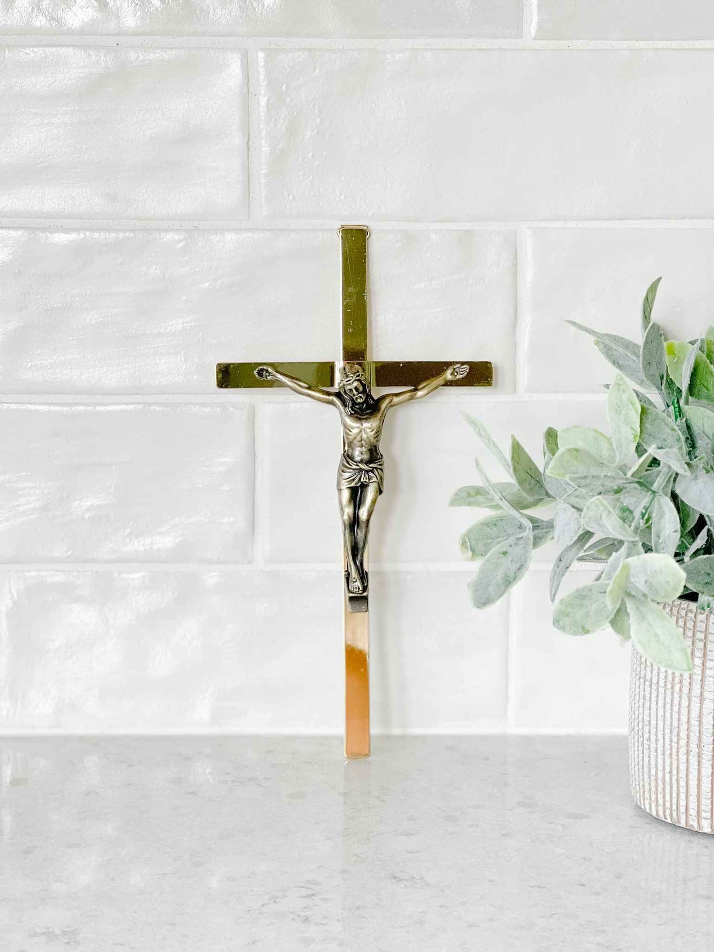 Petite Metal Crucifix