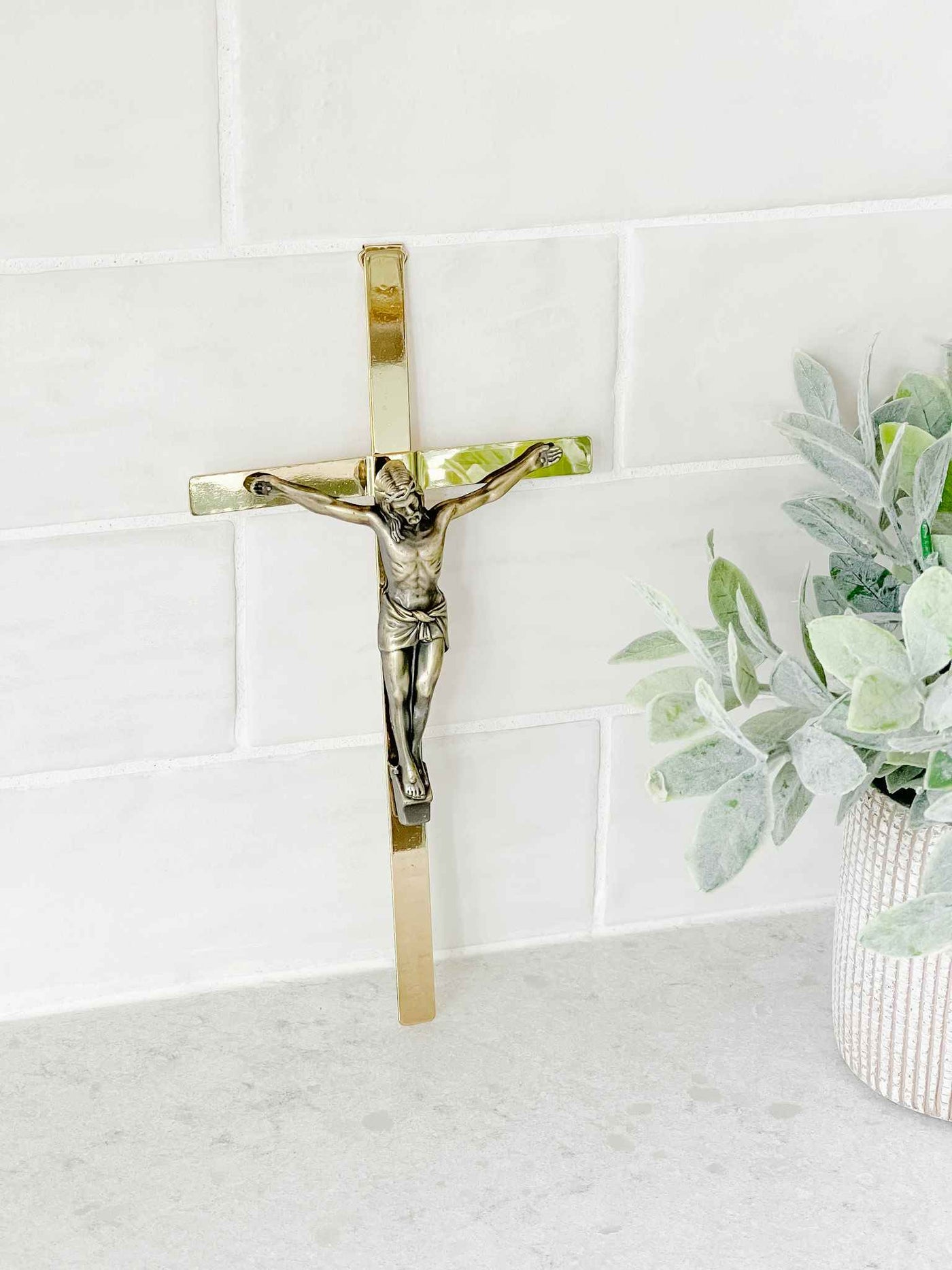 Petite Metal Crucifix