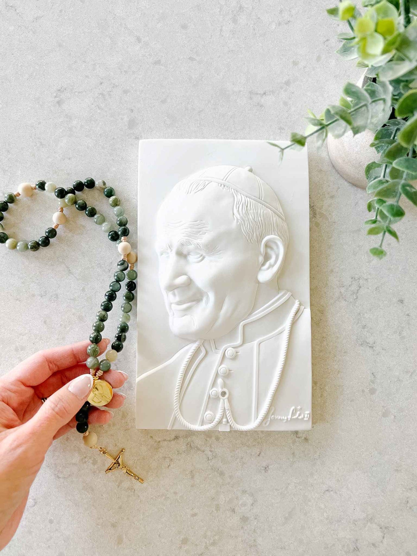 Pope Saint John Paul II Wall Plaque