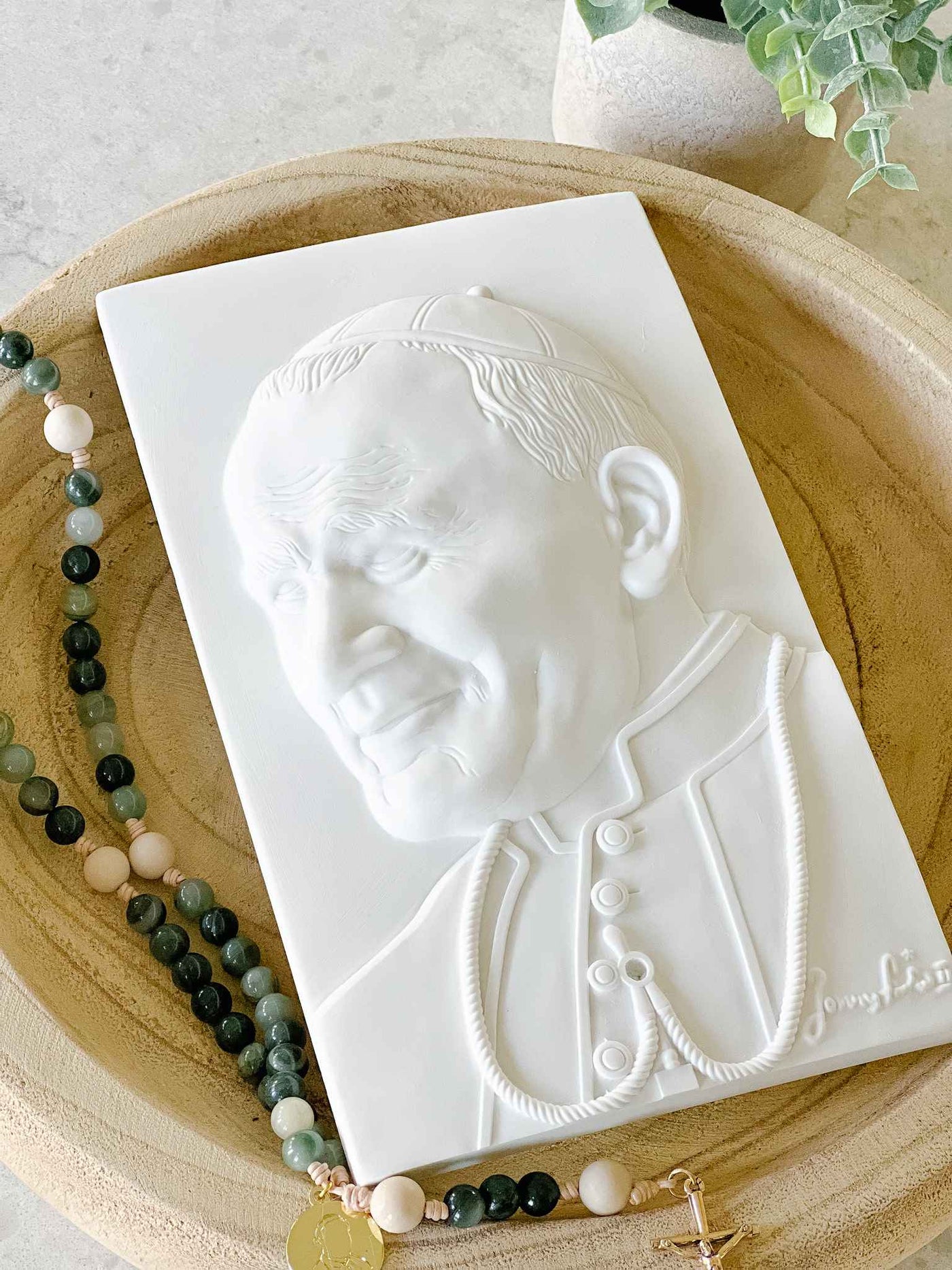 Pope Saint John Paul II Wall Plaque