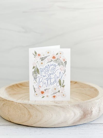 Praying For You Birthday Card