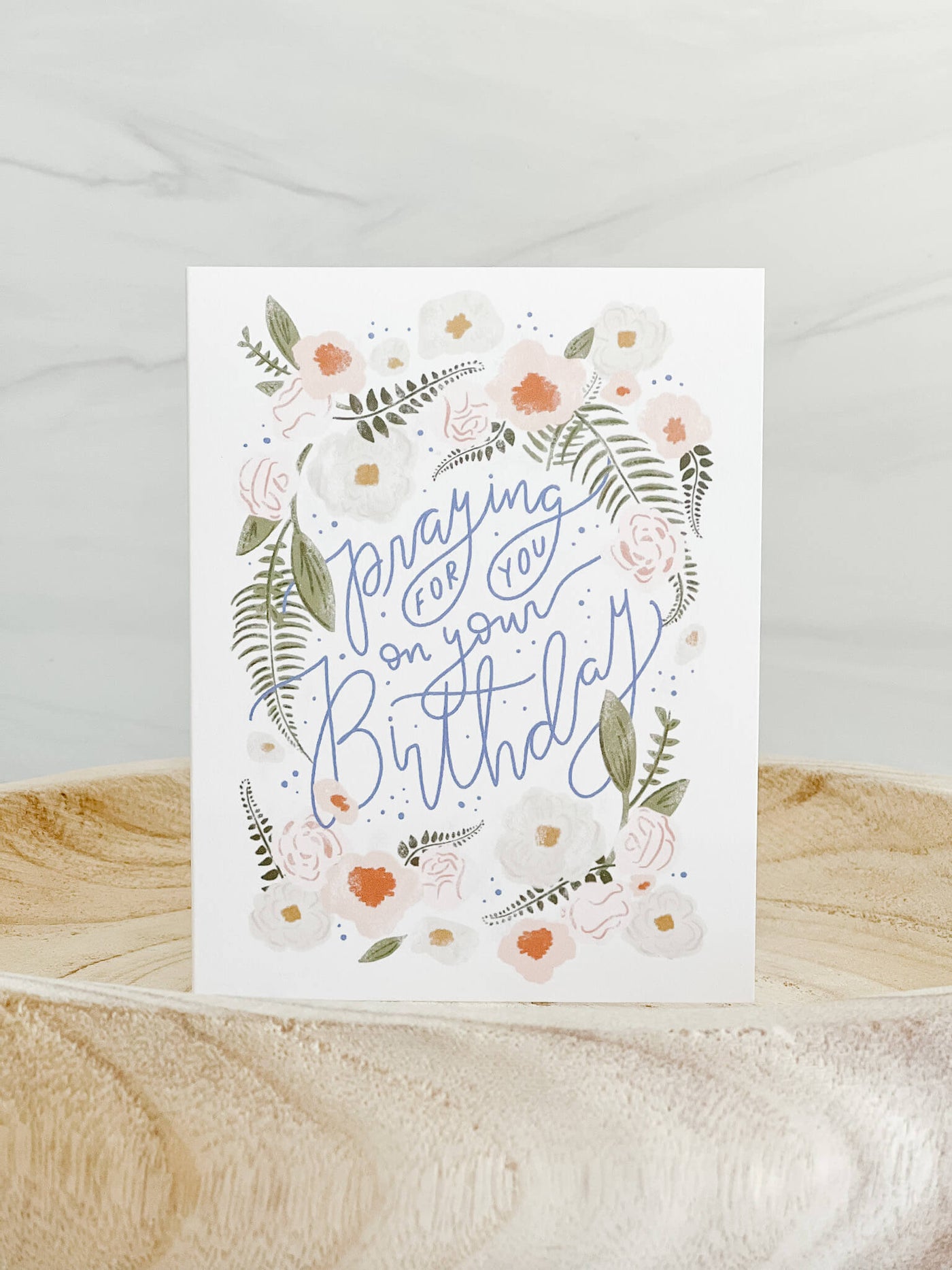 Praying For You Birthday Card