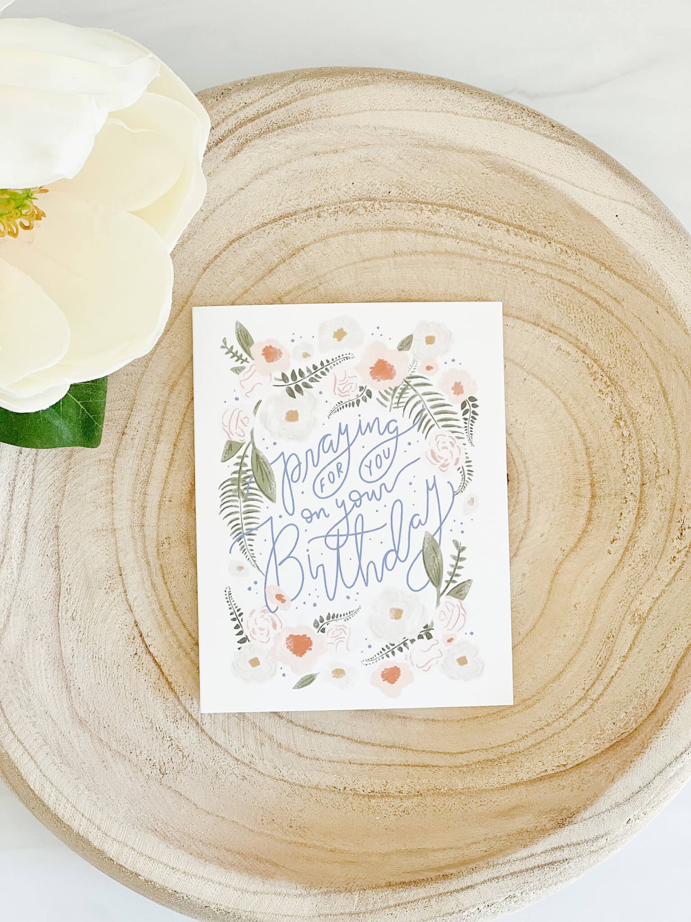 Praying For You Birthday Card