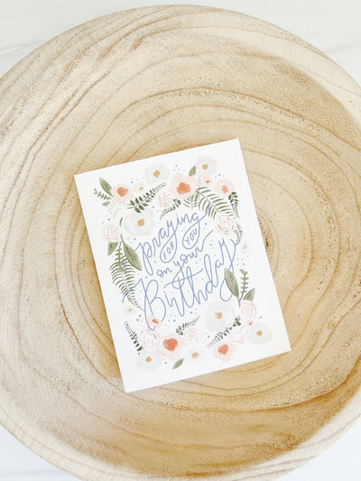 Praying For You Birthday Card