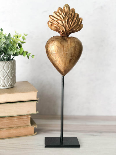 Sacred Heart on a Stand - Dark Base