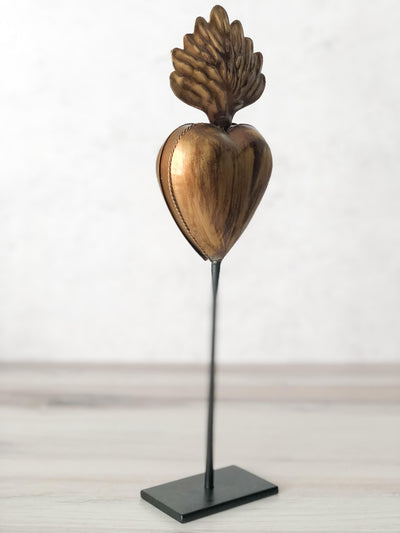 Sacred Heart on a Stand - Dark Base