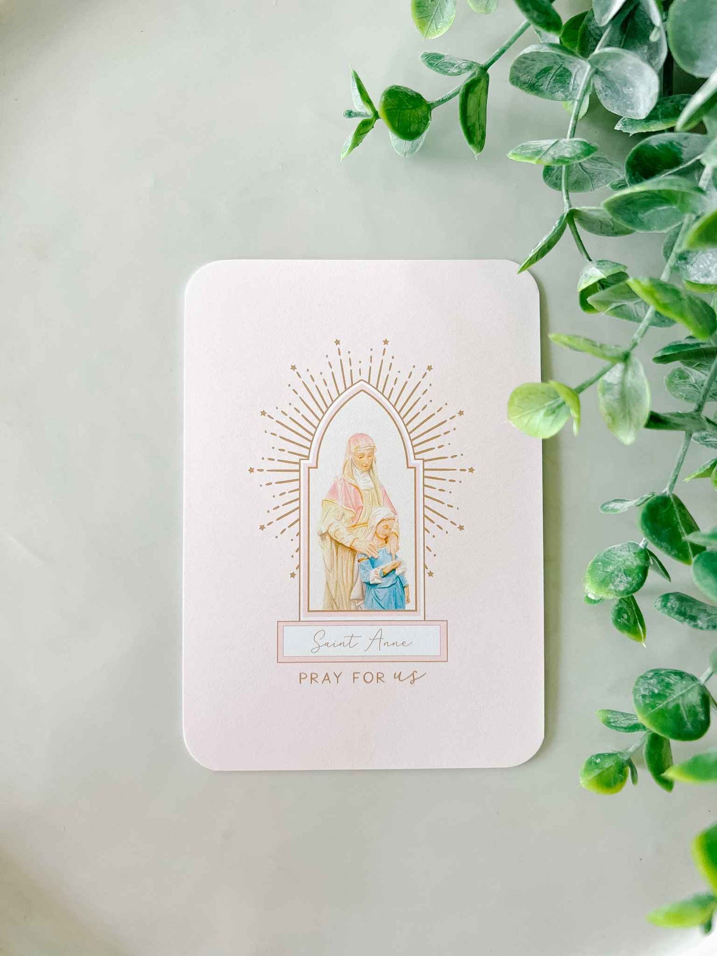St. Anne - Prayer Card
