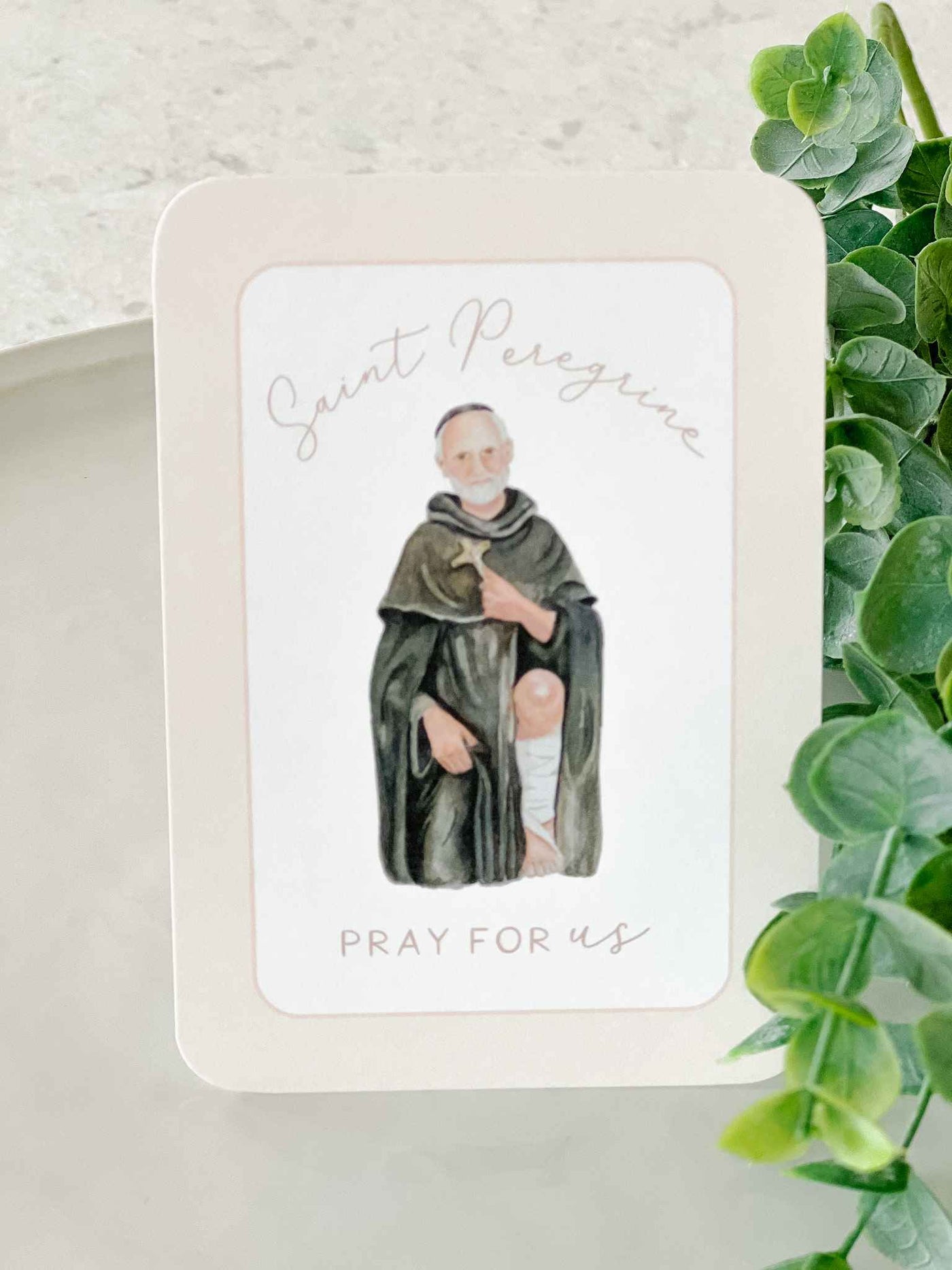 St. Peregrine - Prayer Card