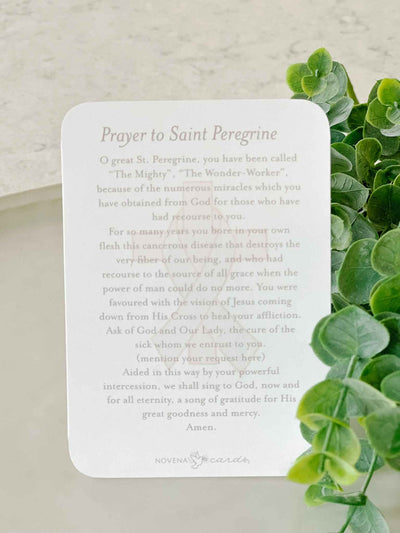 St. Peregrine - Prayer Card