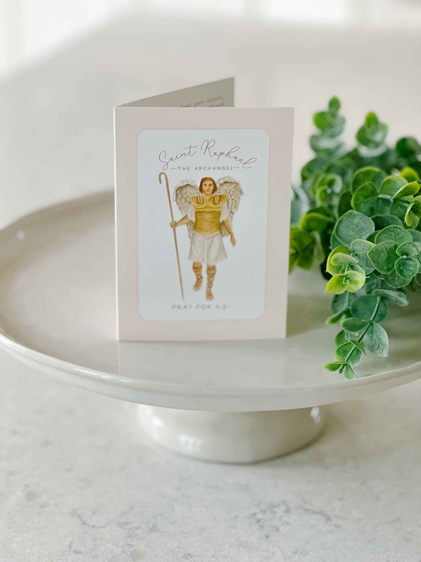 St. Raphael the Archangel - Prayer Card