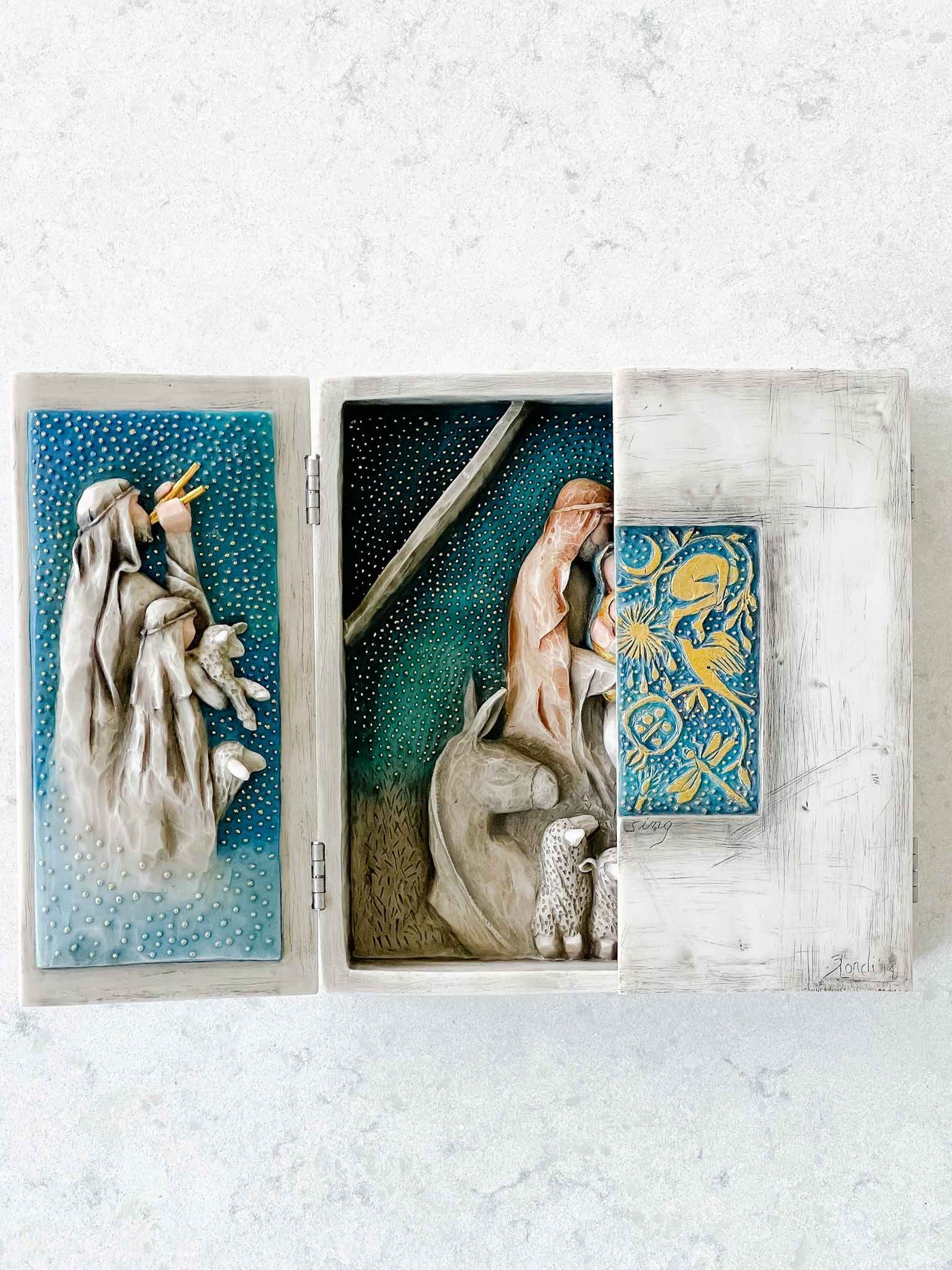 Starry Night - Triptych Nativity