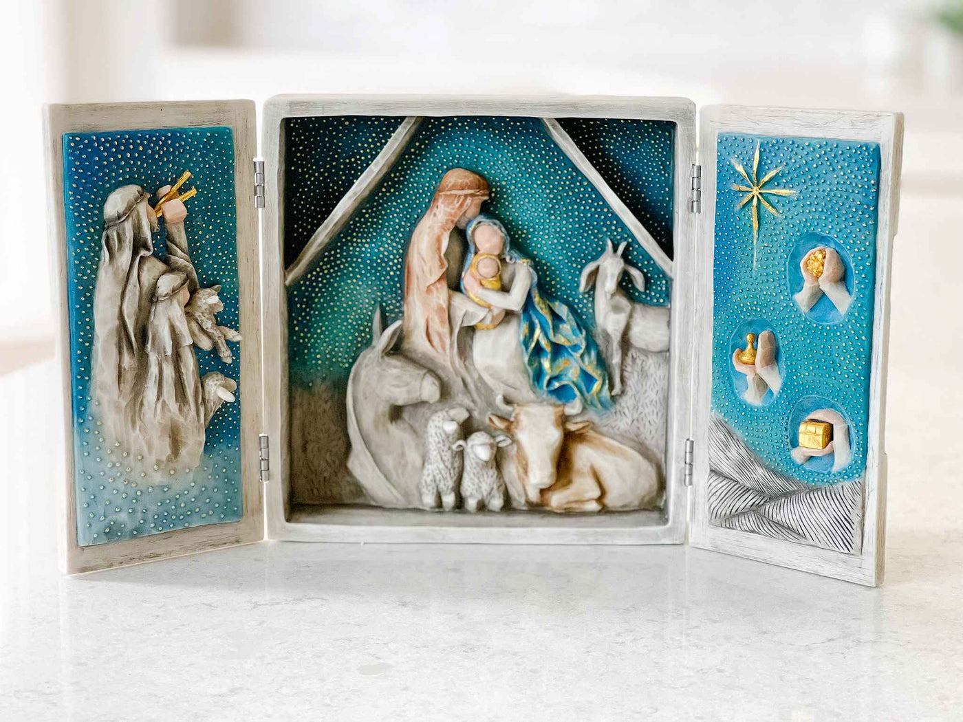 Starry Night - Triptych Nativity