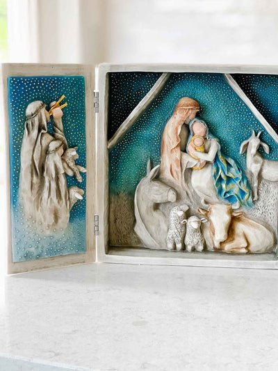 Starry Night - Triptych Nativity