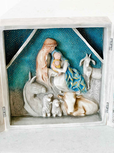 Starry Night - Triptych Nativity